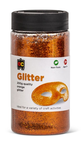 Glitter Fine - EC 200gm Orange